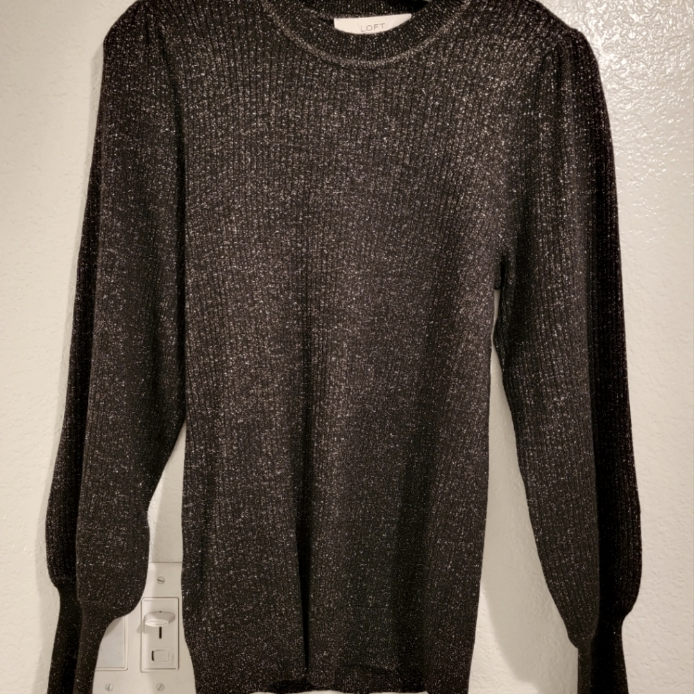 LOFT shimmer sweater